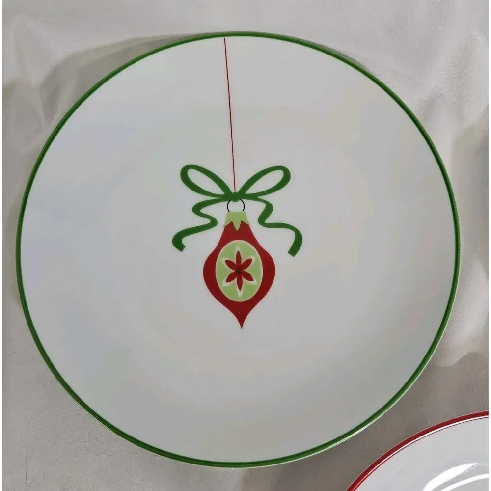 Set Of 3 Crate & Barrel Christmas Ornament 8